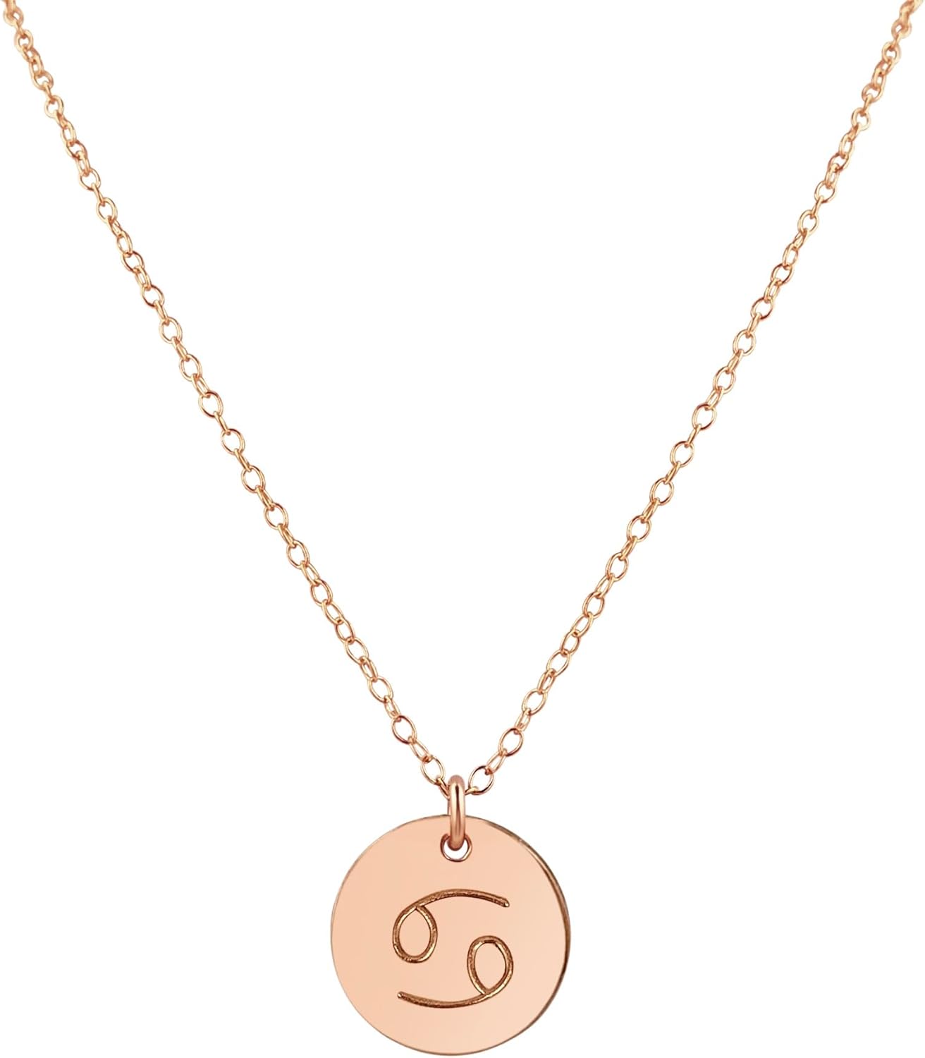 Handmade Zodiac Charm Necklace in Sterling Silver & Gold