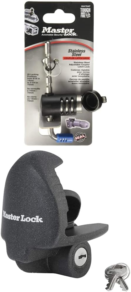 Master Lock Trailer Lock for Secure Vehicle and RV Protection