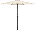 Simple Deluxe 9 ft Patio Umbrella with Crank & Push Button Tilt
