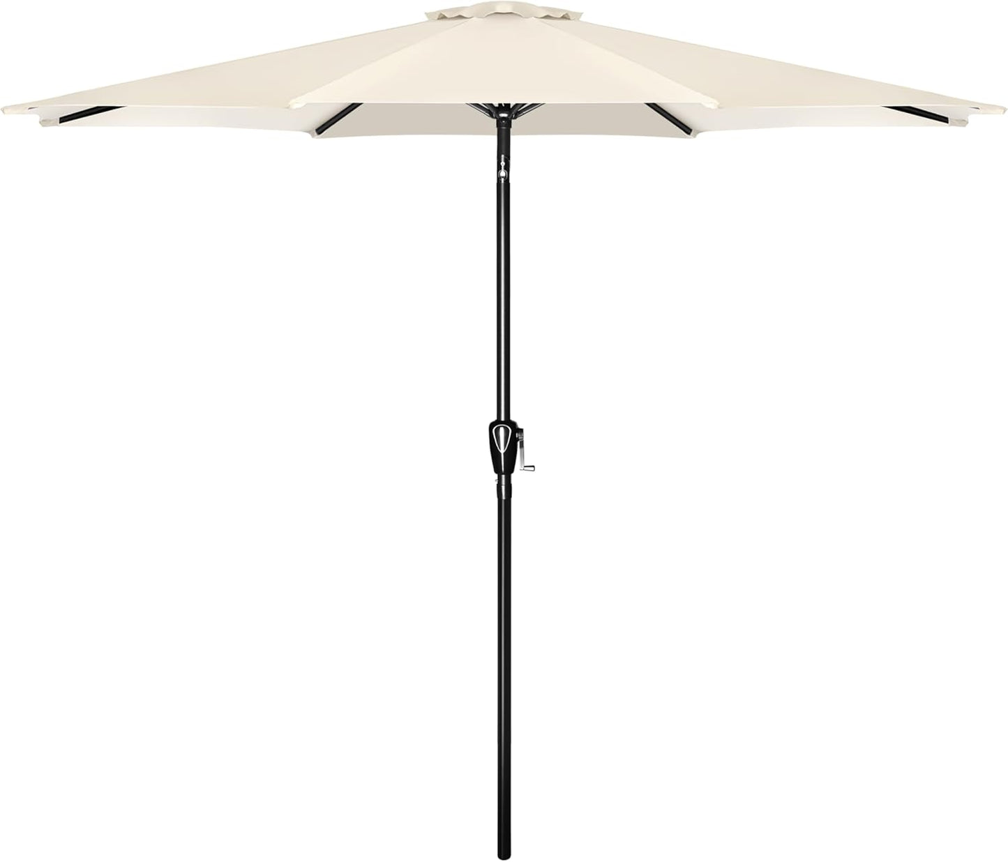 9ft Patio Umbrella with Push Button Tilt for Outdoor Spaces
