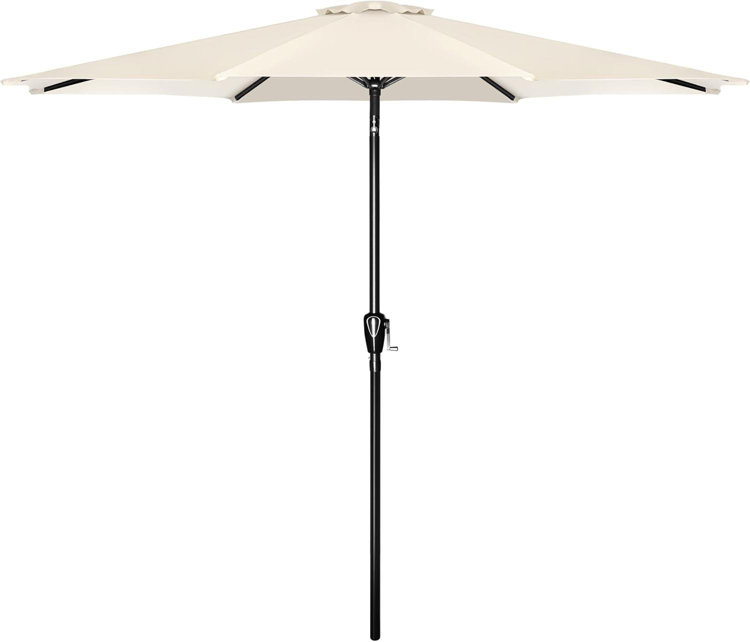 9ft Patio Umbrella with Push Button Tilt for Outdoor Spaces