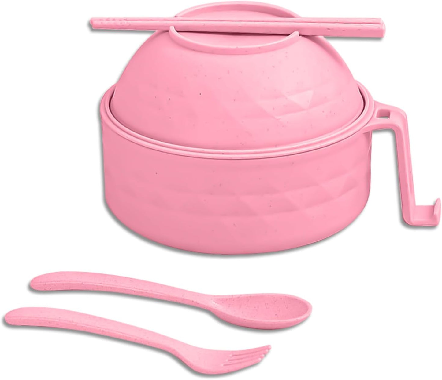 IHVATO Microwave Ramen Bowl Set - Easy Noodle Cooking