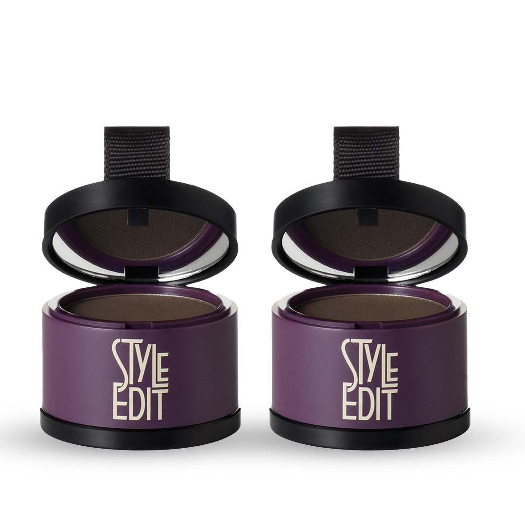 Style Edit Root Touch Up Powder for Dark Brown Hair - 2 Pack