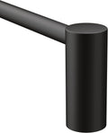 Moen Align Matte Black 24 in Modern Towel Bar - Sleek, Durable Design