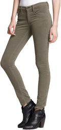 Women 5 Pockets Corduroy Skinny Pants - Super Comfy Stretch
