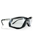 MAGID Gemstone Onyx Clear/Black Foam Lined Safety Glasses 12 Pack