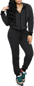 CLOCOR Track Suits for Women Set - Comfortable Casual 2 (Style KSBZ)