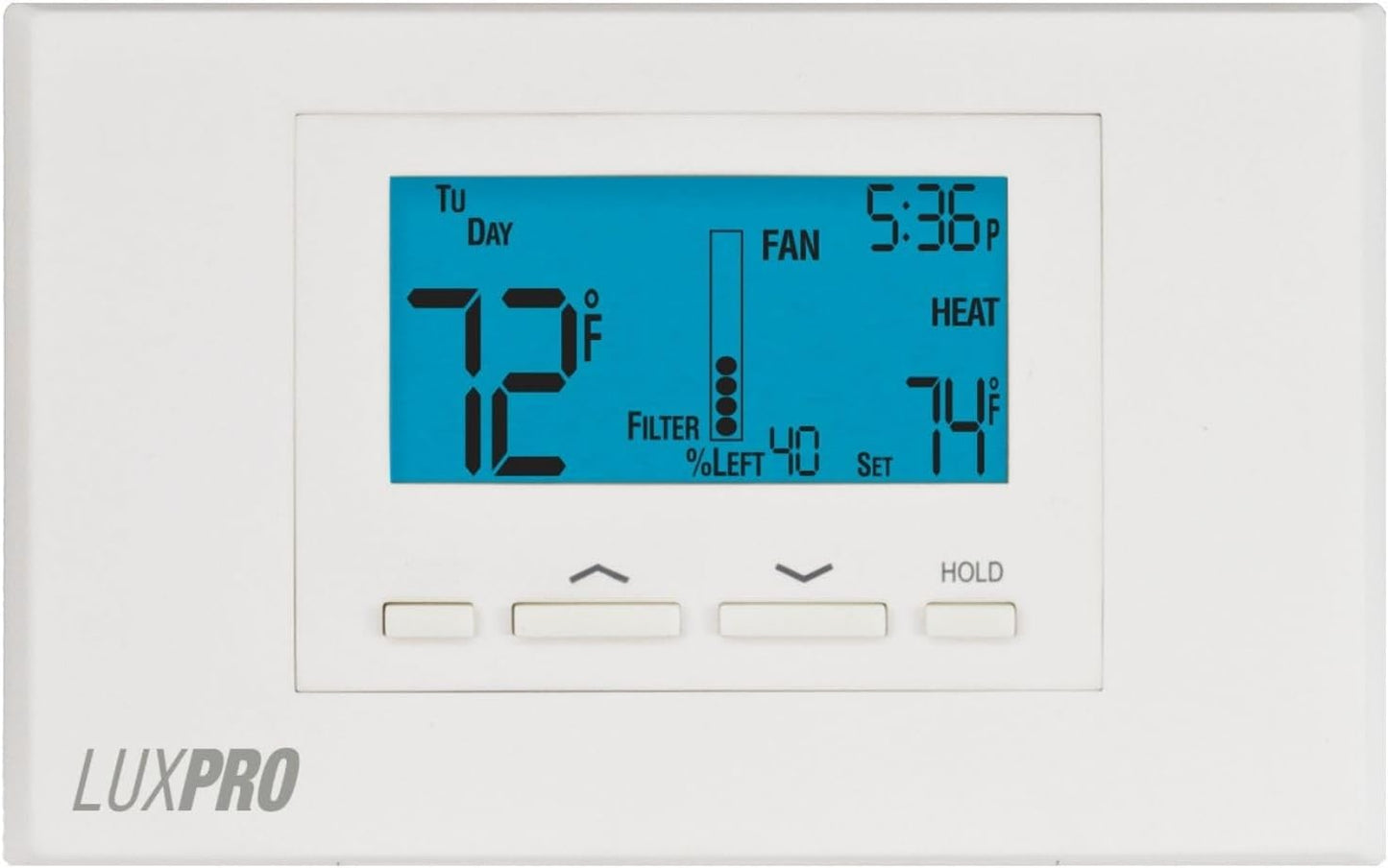 Lux Pro P621U-010 Programmable Thermostat for Home Comfort