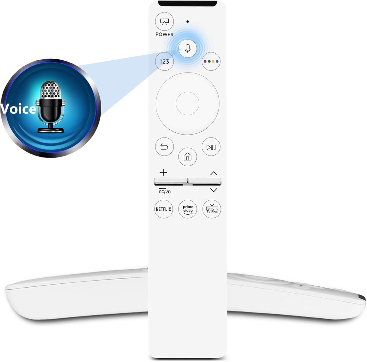 Smart TV Voice Remote for Samsung - 3 Shortcut Keys