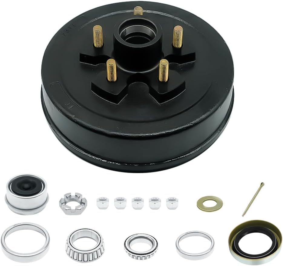 RV MURTS Trailer Brake Hub Drum Kit for 3500 lb Trailers