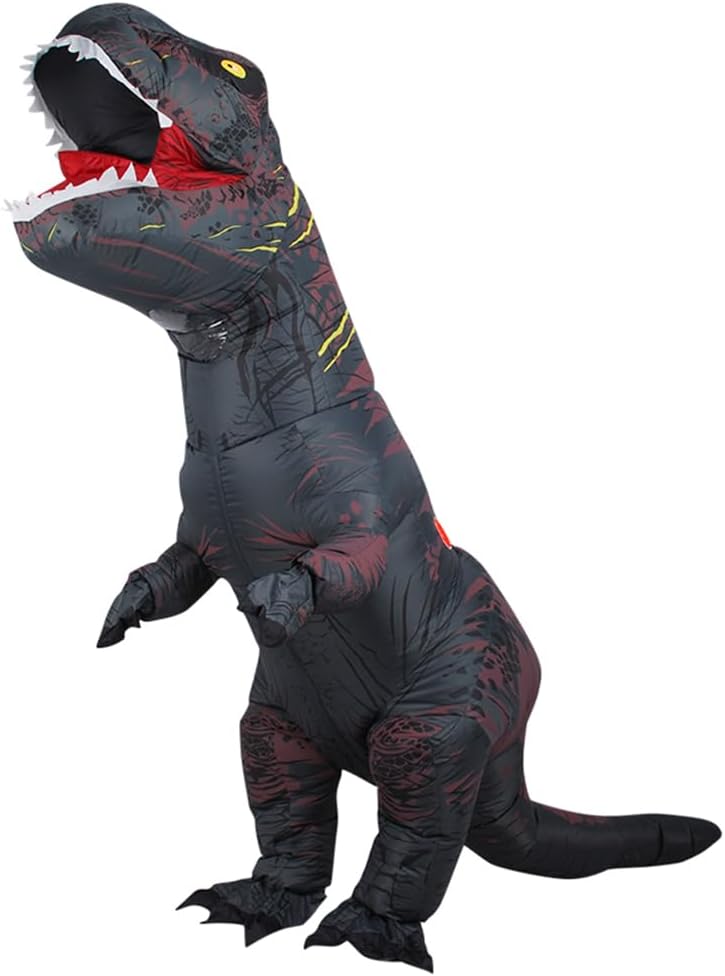 Inflatable Dinosaur Costume for Adults - Fun Halloween T-Rex Suit