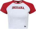 Homerun Cropped Tee Womens Fitted College Baby Tee - Game Day Ready