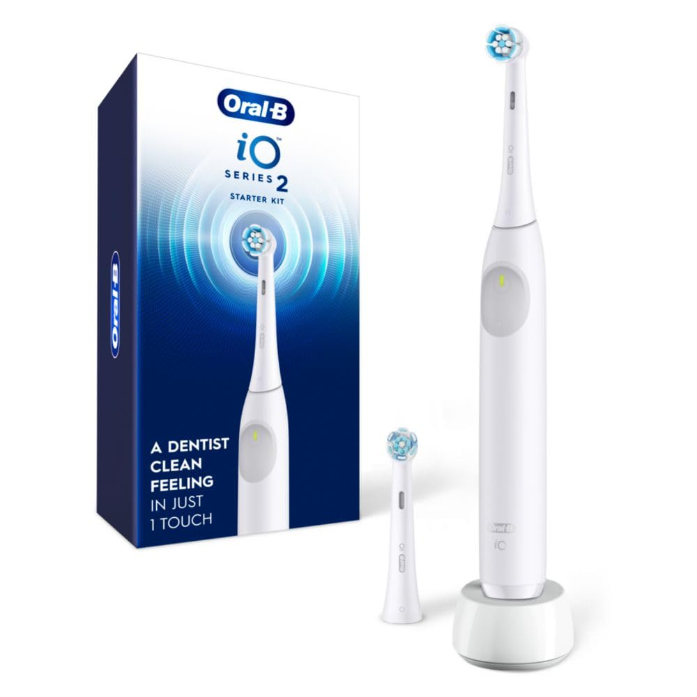 Oral-B iO Series 2 Electric Toothbrush Starter Kit for Clean Teeth