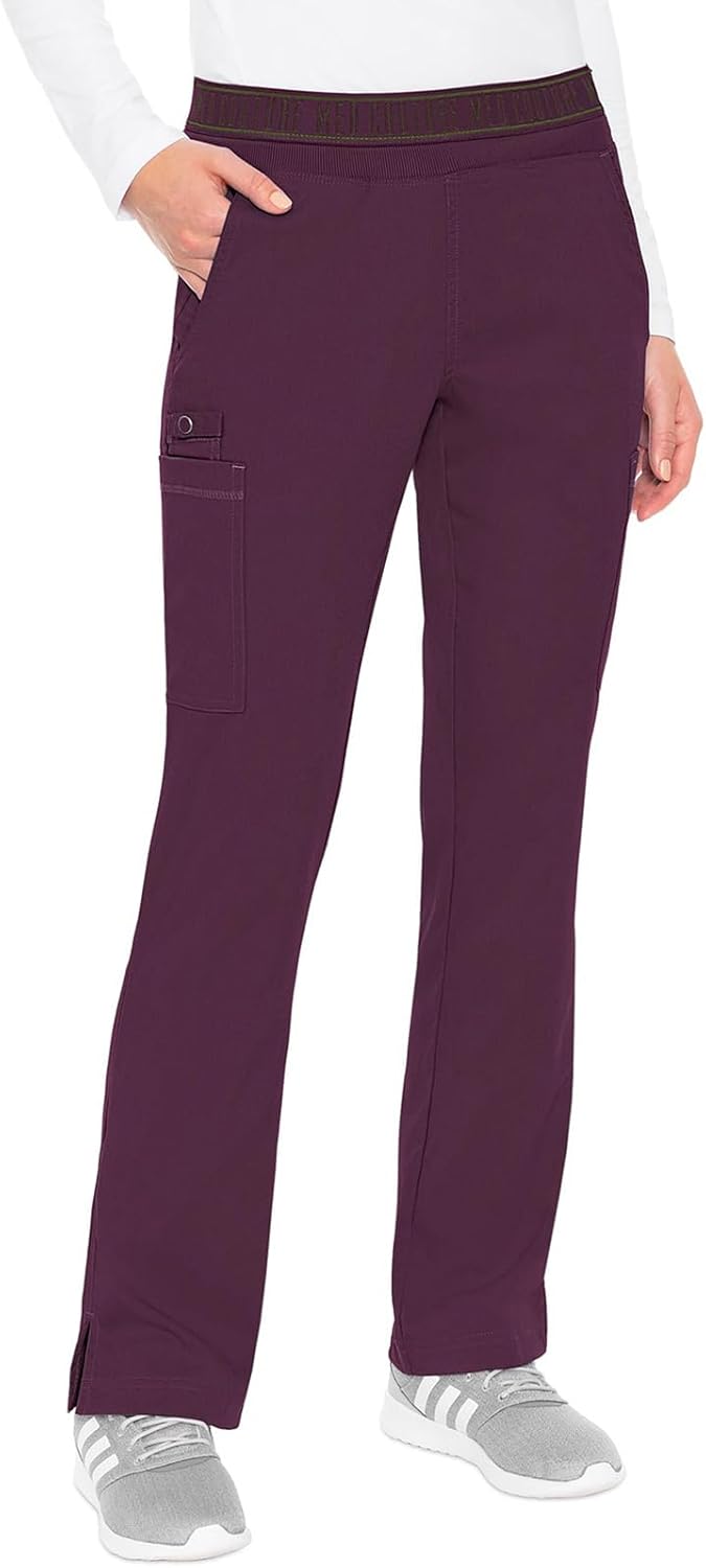 Med Couture Women's Yoga Pull-On Pant with 7 Pockets for Comfort