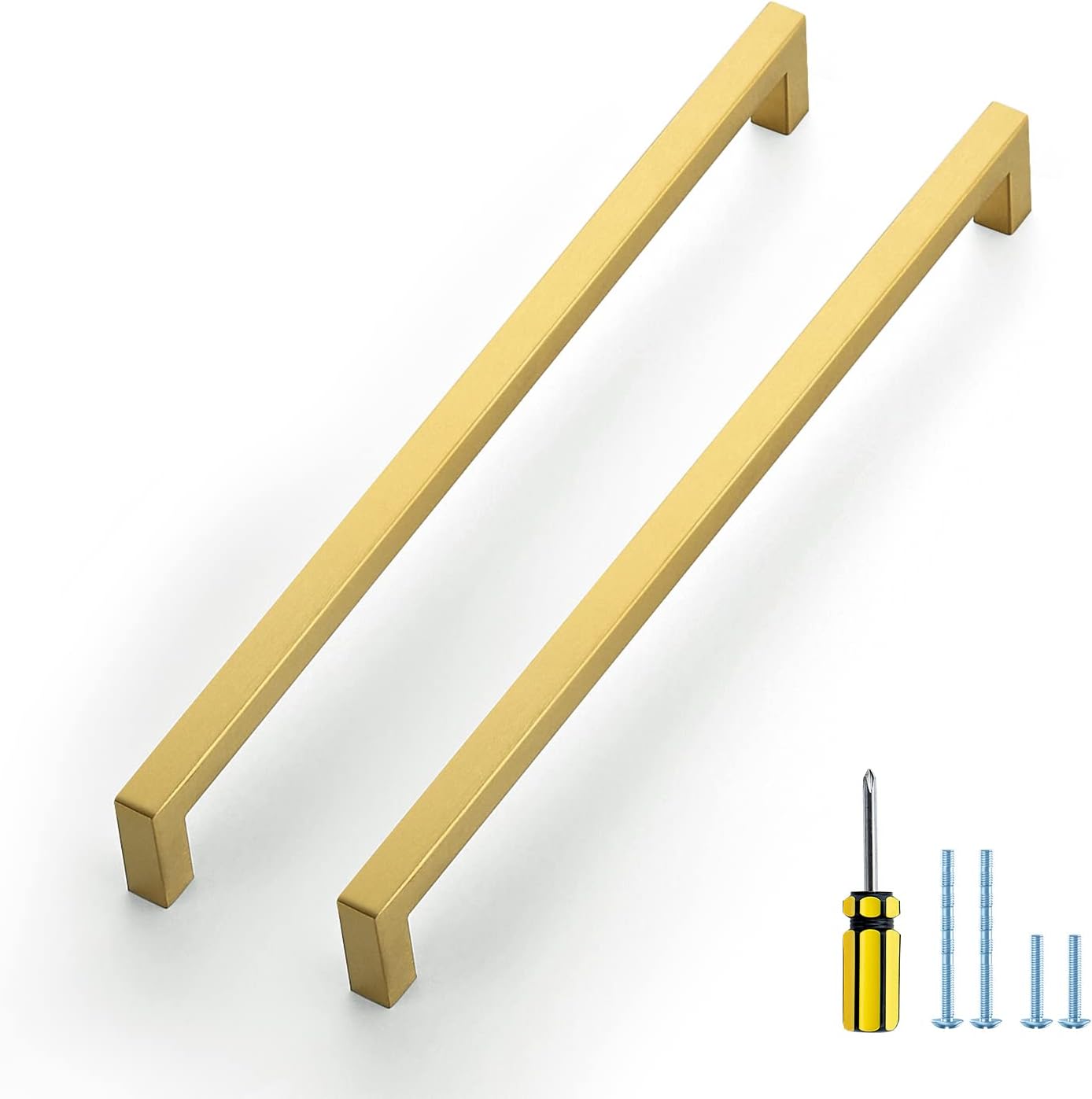 Ravinte 15 Pack Square Cabinet Pulls for Modern Kitchen Design