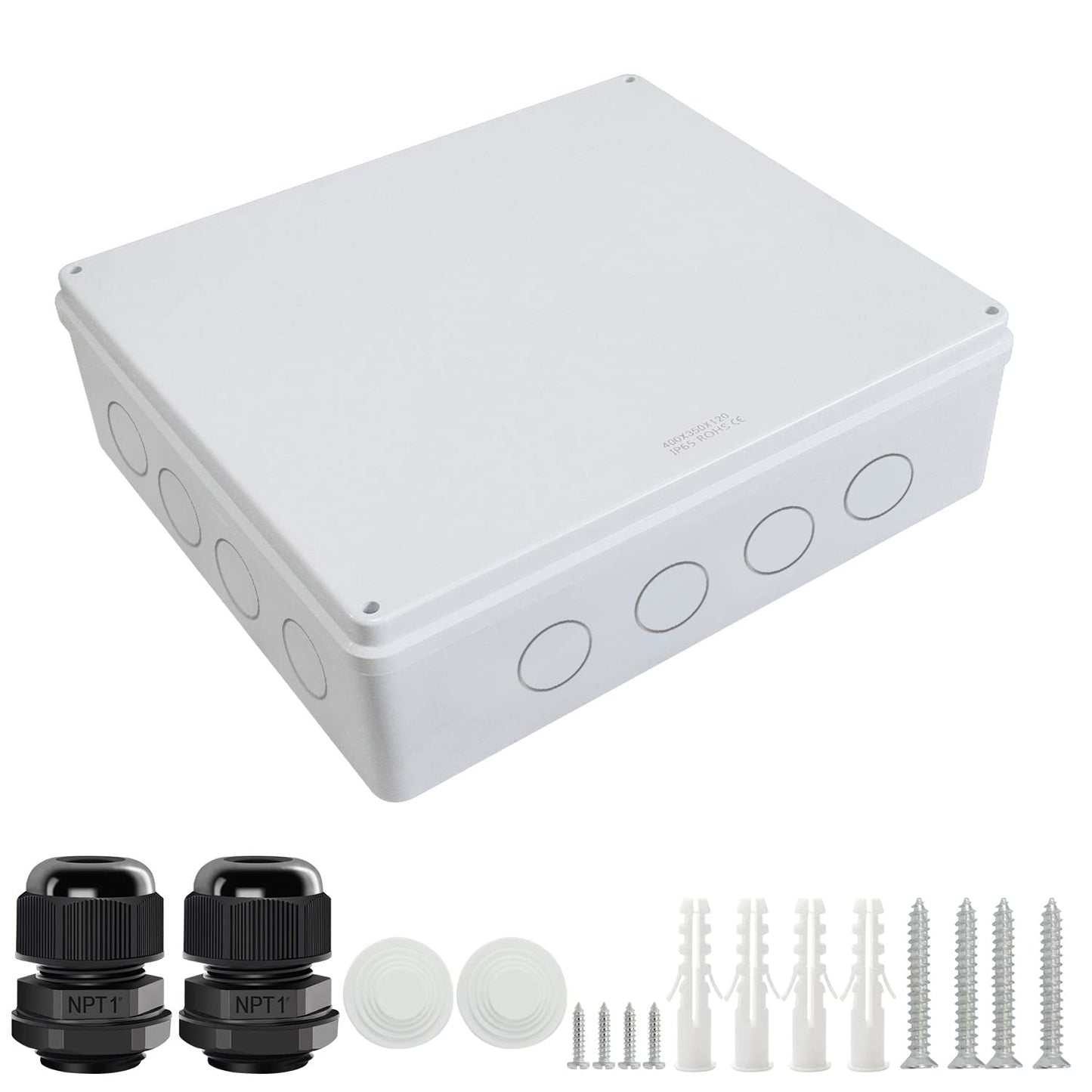 LeMotech Junction Box IP65 Water Resistant Electrical Enclosure