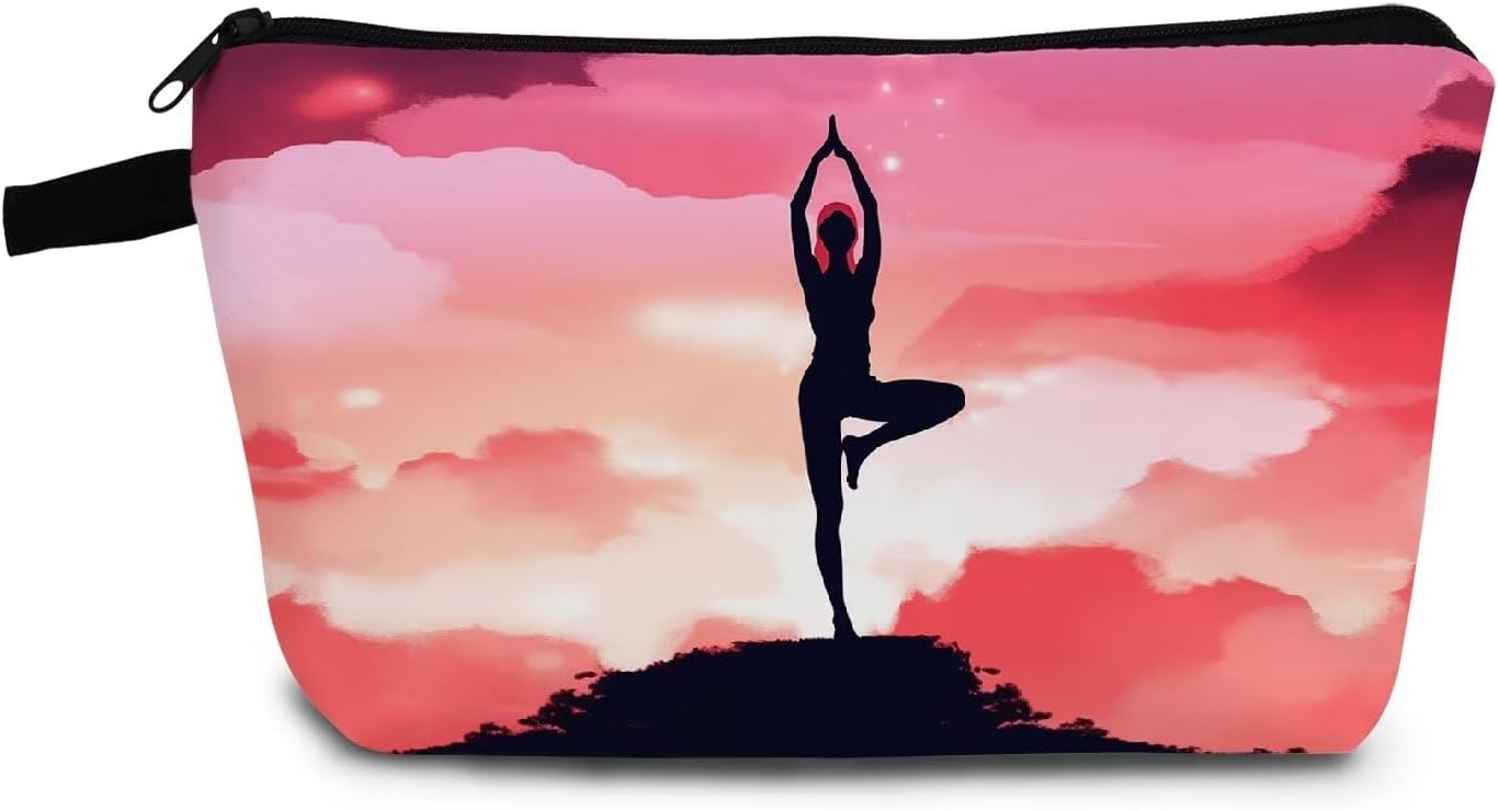 Sunset Yoga Makeup Bag - Perfect Gift for Yoga Lovers