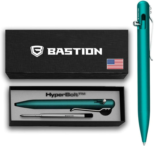 BASTION Luxury Bolt Action Pen: Durable EDC Ballpoint Pen