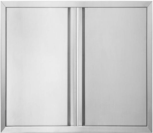 Double BBQ Access Door 24in W x 24in H for Outdoor Kitchens