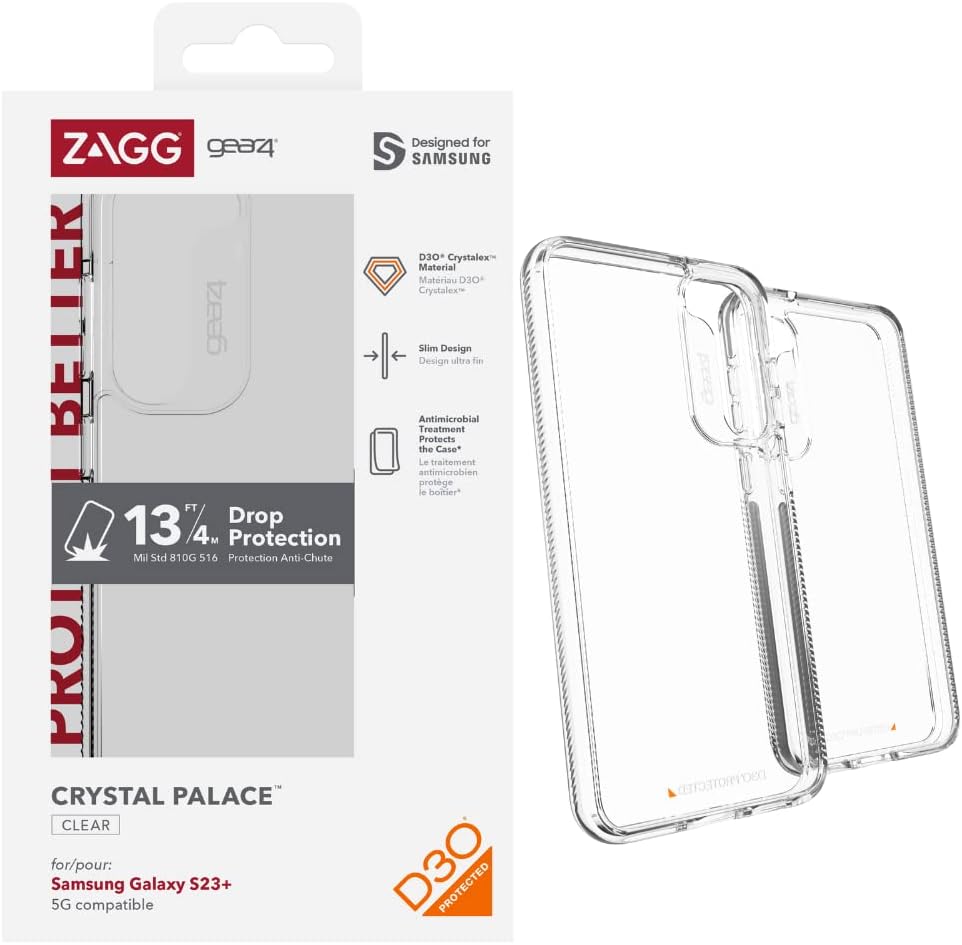 Crystal Palace Case for Samsung Galaxy S23+ - D30 Drop Protection