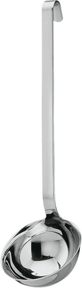 Rosle Stainless Steel Hooked Handle Ladle with Pouring Rim - Durable
