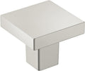 Amerock Monument 1-3/16 in Satin Nickel Cabinet Knob - 10 Pack