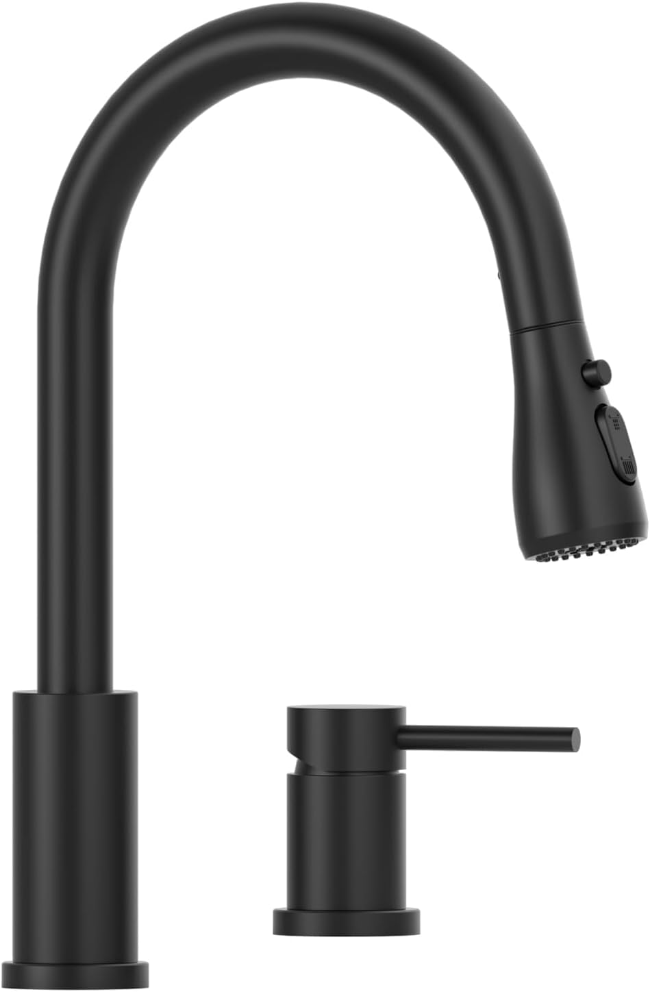APPASO 2 Hole Kitchen Faucet with Pull Down Sprayer for Ease