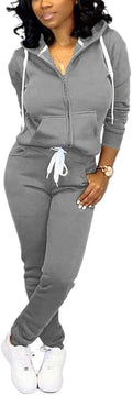 Nimsruc Jogging Suits for Women 2 Piece Casual - Stretch Polyester Set