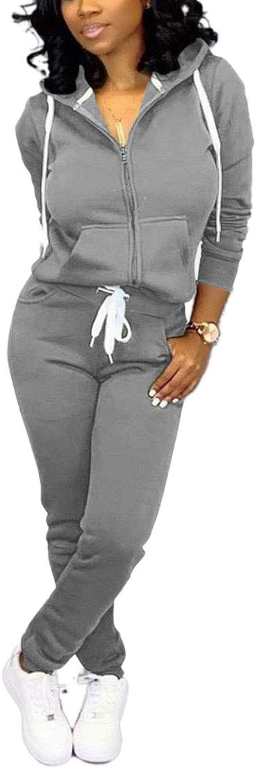 Nimsruc Jogging Suits for Women - Stylish 2 Piece Casual Set