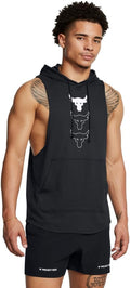 Under Armour Men's Project Rock Payoff Sleeveless Hoodie (Style RTL2)
