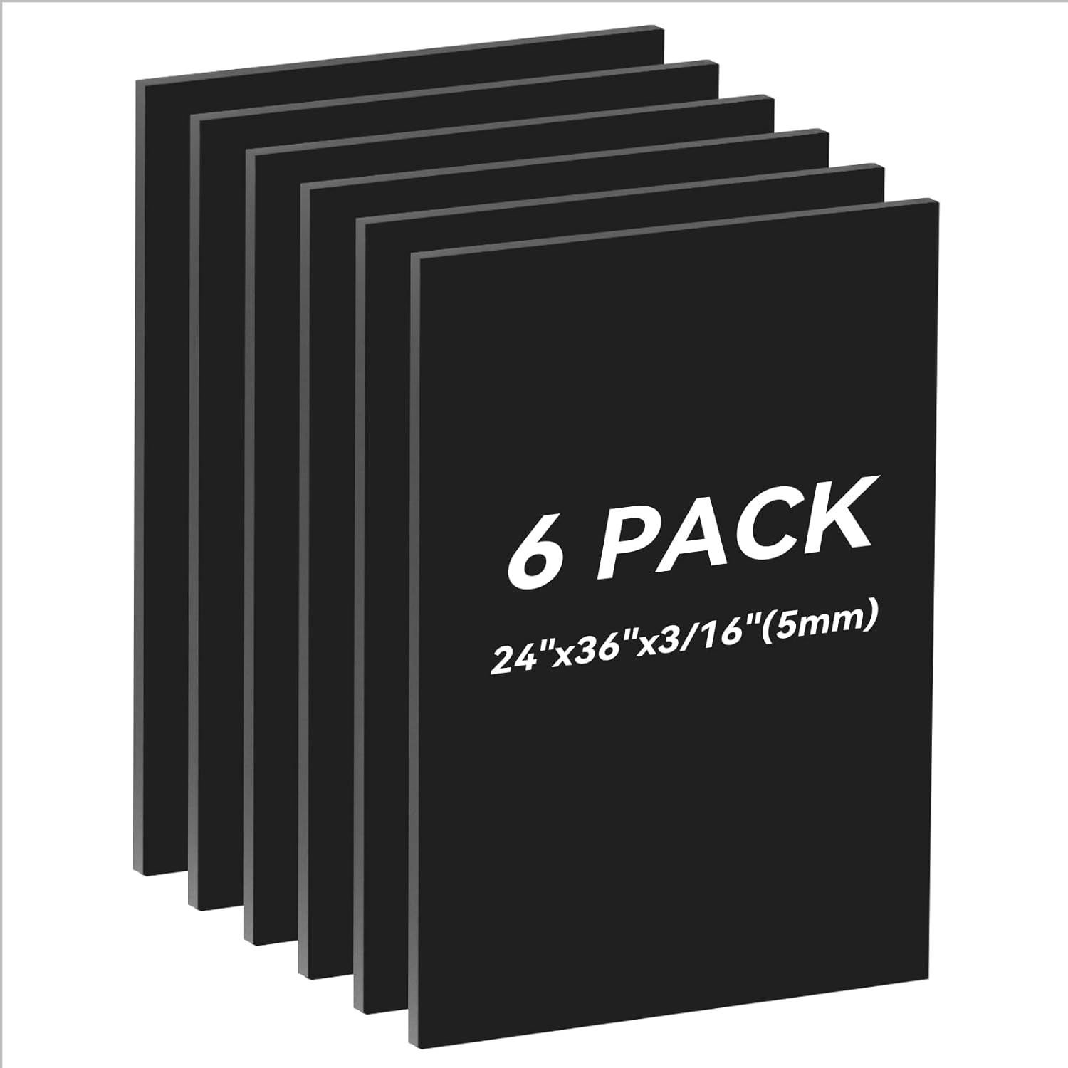 Black Foam Board 24x36 5MM for DIY Projects and Crafts