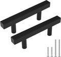 Black Cabinet Handles 30 Pack 3 in Hole Centers - Matte Black Pulls