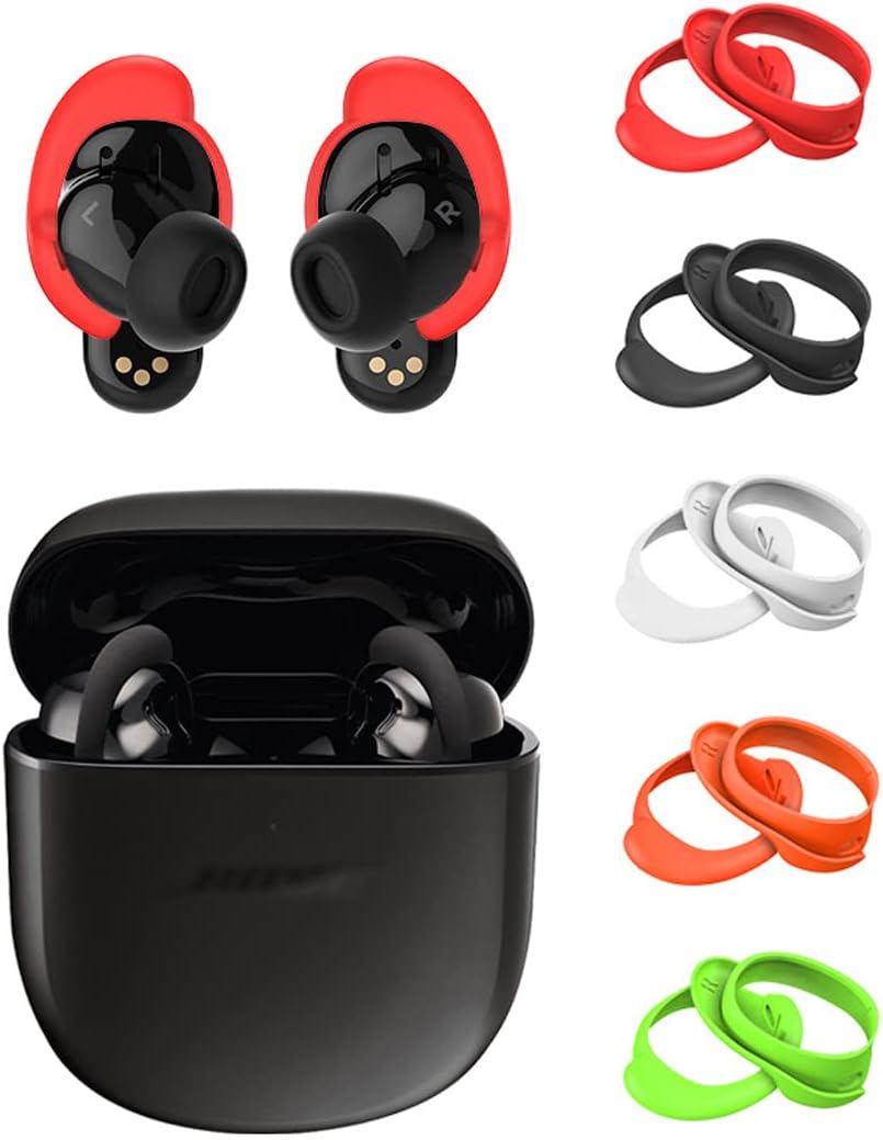 5 Pairs M Size Ear Hooks for Bose QC Earbuds II