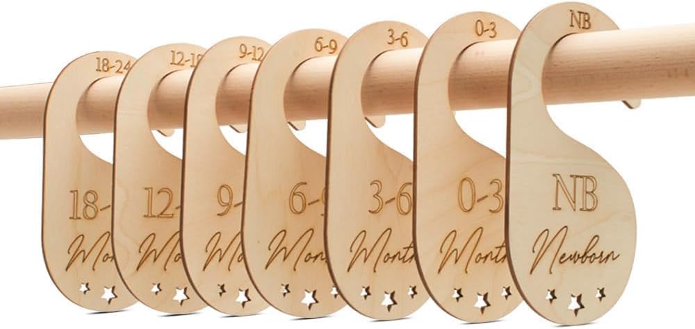 Wooden Baby Closet Dividers: Organize with Style