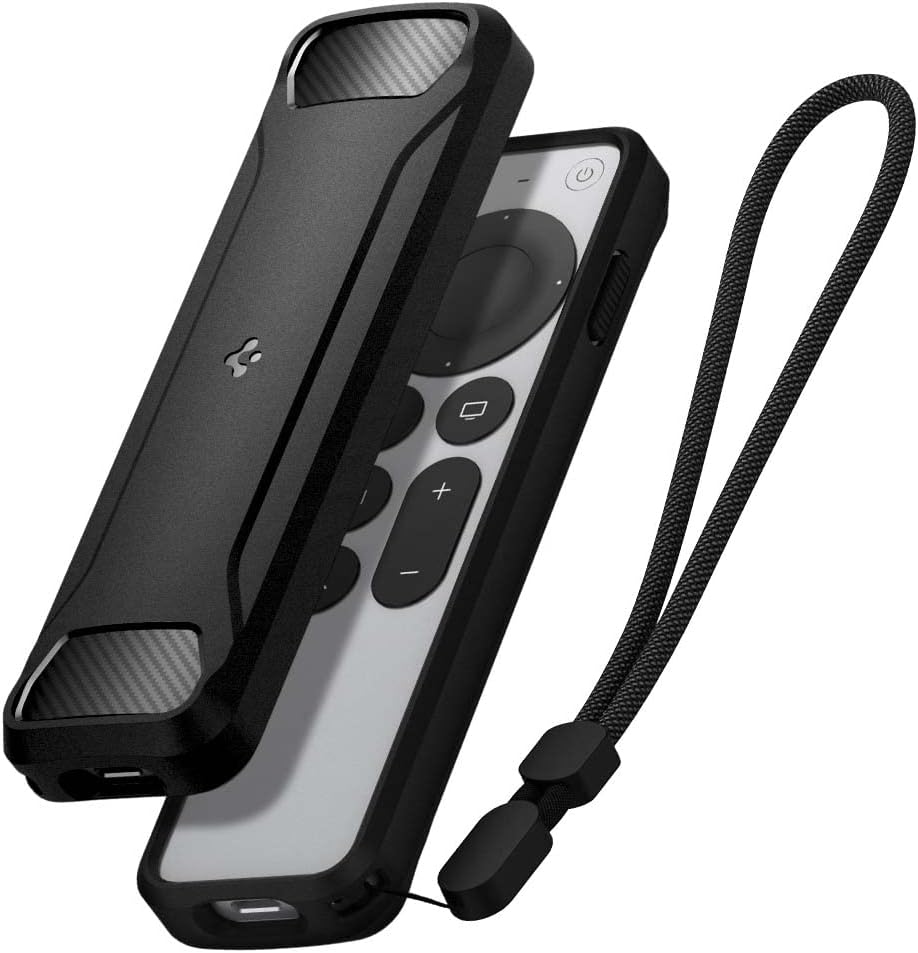 Spigen Shockproof Apple TV Remote Case - Black