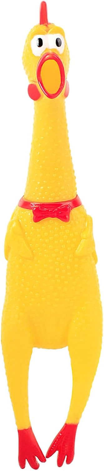 Quietly Quirky Rubber Chicken Prank Toy by POPLAY