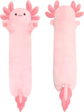 Axolotl Plush 43.3 in Long Axolotls Plush Pillow - Cozy Sleep Buddy