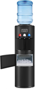 ICEPURE Water Dispenser with Ice Maker - 3-in-1 Hot & Cold Water