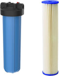 Pentek Big Blue Filter Housing and 20in Sediment Cartridge - Heavy