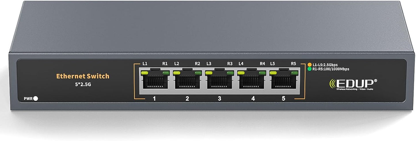 2.5 Gigabit Ethernet Switch for Gaming and High-Speed Networking