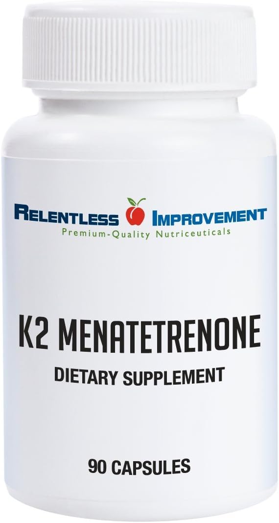 Natural Vitamin K2 MK4 15,000mcg for Bone and Arterial Health