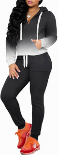 CLOCOR Track Suits for Women Set - Casual 2 Piece Outfits Sweatsuit :1