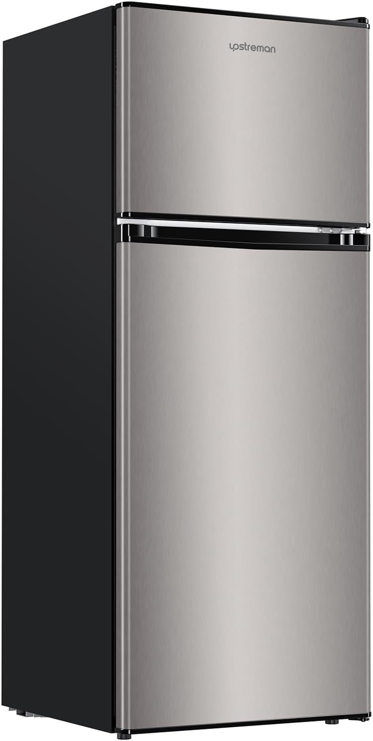 Upstreman Mini Fridge with Freezer: Perfect for Dorms & Offices