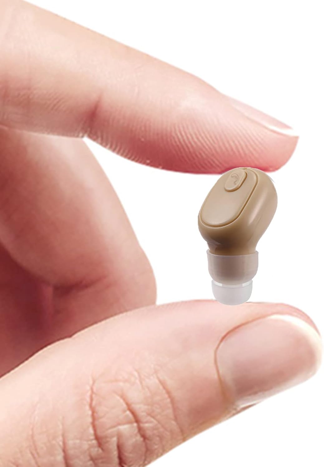 SYSFUN Single Wireless Earbud - 12 Hr Battery - Beige