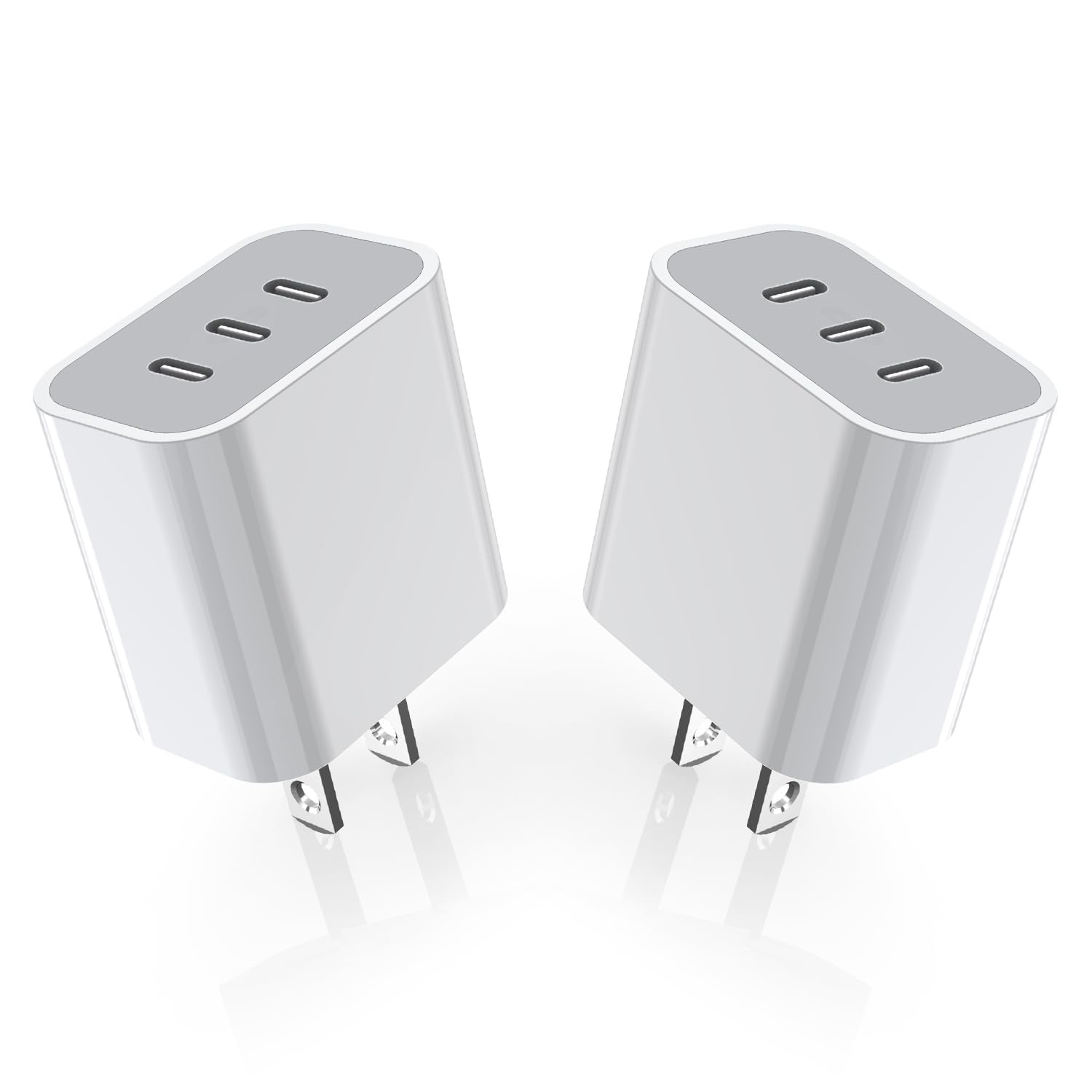 Fast Type C Charger 2 Pack for iPhone 16/16 Pro Max - 35W Power