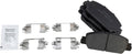 TRQ Front Brake Pads Ceramic Compatible with 2013-2022 Honda Accord