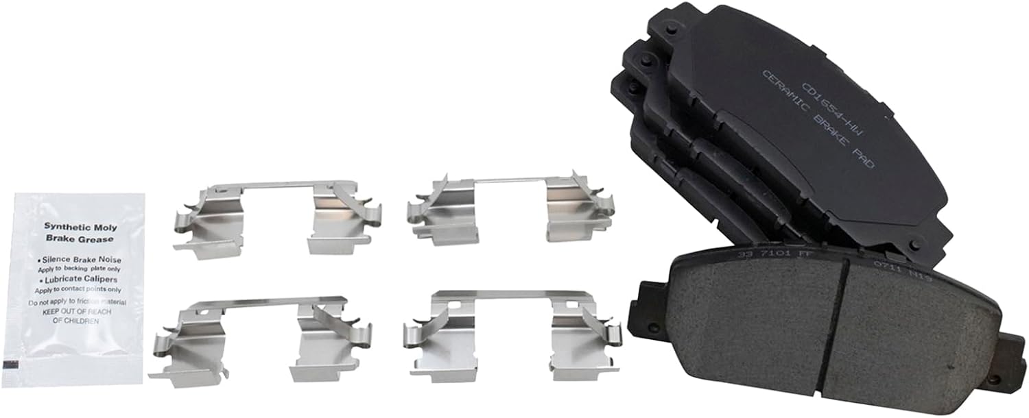 TRQ Front Brake Pads Ceramic for 2013-2022 Honda Accord & HR-V