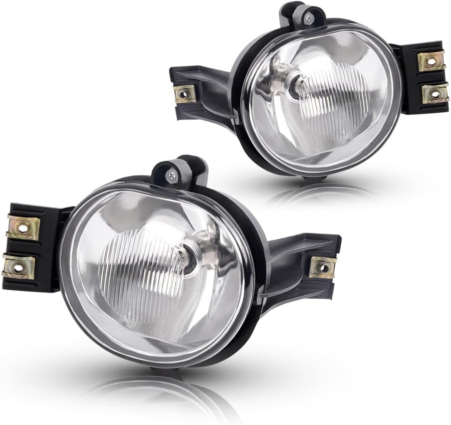 CHEDA Fog Lights Assembly for 2002-2008 Dodge Ram 1500/2500/3500