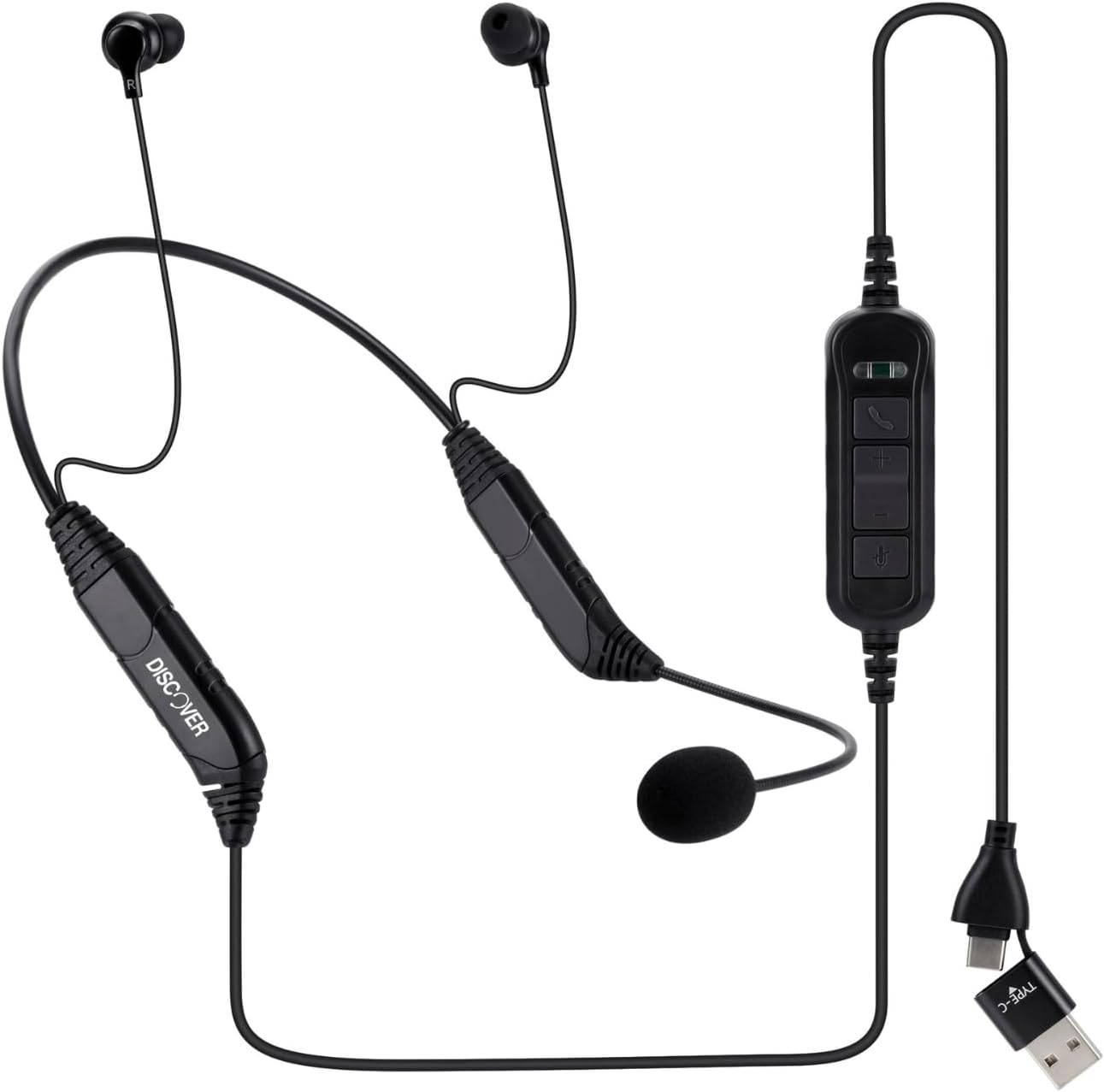 Clear Calls Anywhere: Neckset 20 USB Earbuds