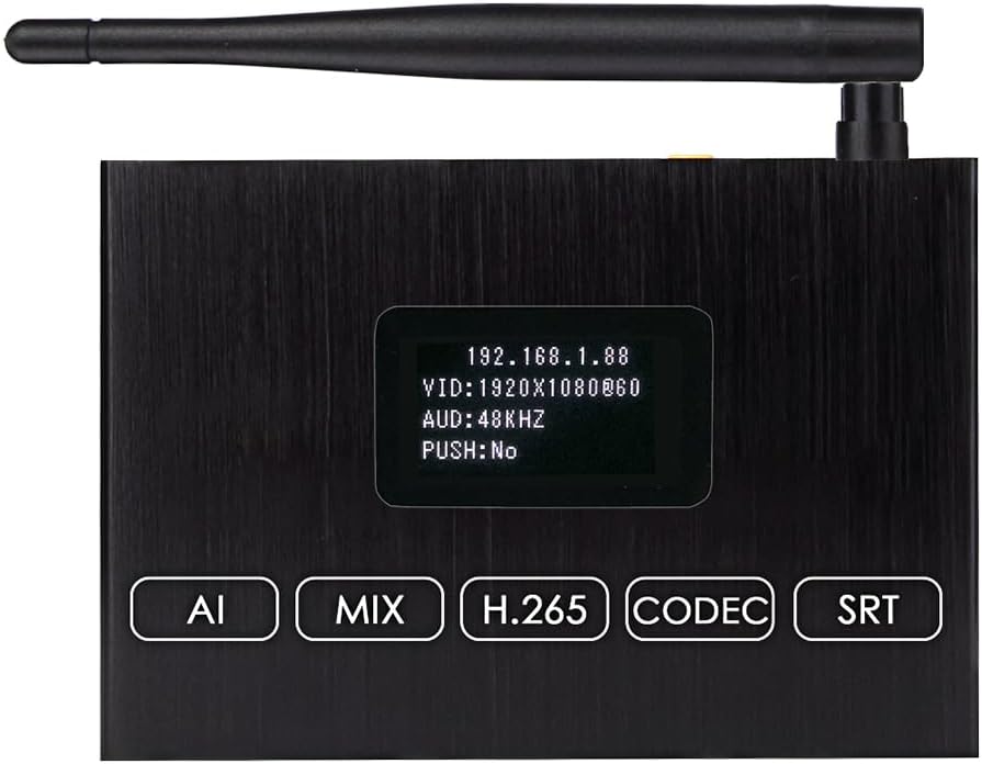 EXVIST H.265 1080P Video Encoder for Live Streaming and Recording
